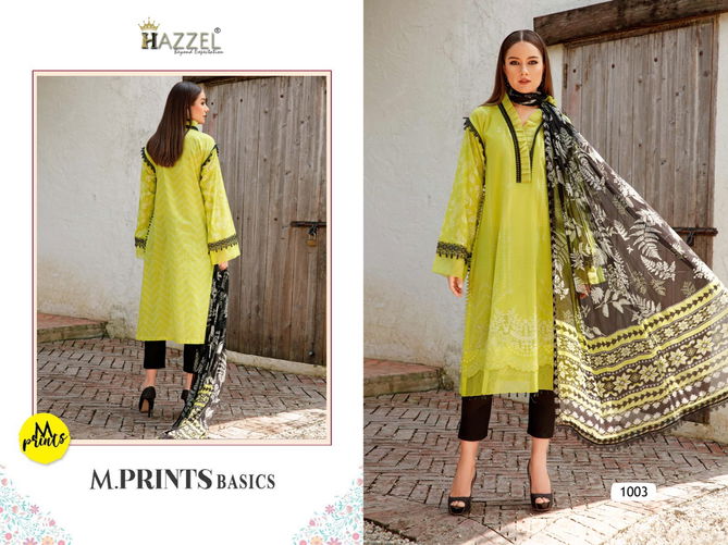 M Prints Basics By Hazzel Cotton Pakistani Suits Catalog